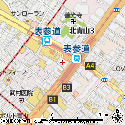 みずほ銀行青山支店 ＡＴＭ周辺の地図