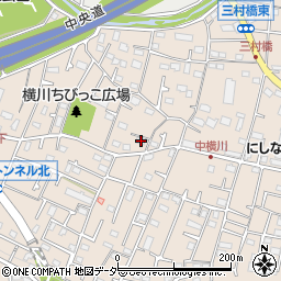 東京都八王子市横川町761周辺の地図