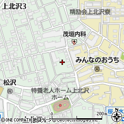 東京都世田谷区上北沢1丁目40周辺の地図