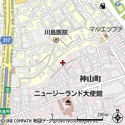 東京都渋谷区神山町35周辺の地図