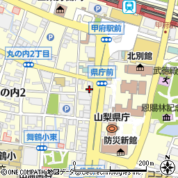 山梨中央銀行甲府駅前支店 ＡＴＭ周辺の地図