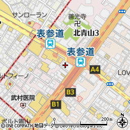 デリフランス 表参道周辺の地図