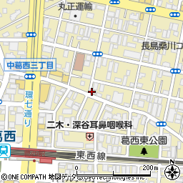 花勝　生花店周辺の地図