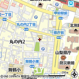 奥京 甲府駅前店周辺の地図
