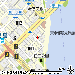東京都中央区佃3丁目2-7周辺の地図