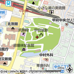舞鶴城公園周辺の地図