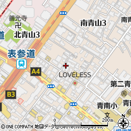 東京都港区南青山3丁目14-22周辺の地図