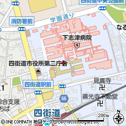 株式会社新星堂レスポック四街道店周辺の地図