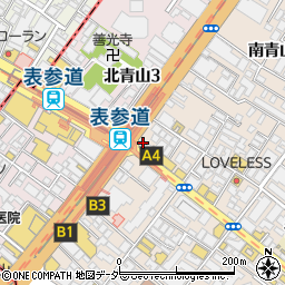 東京都港区南青山3丁目18-17周辺の地図