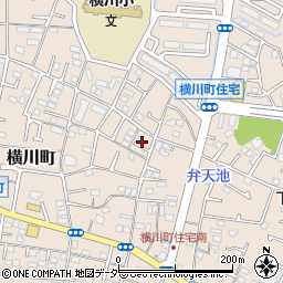 東京都八王子市横川町77周辺の地図