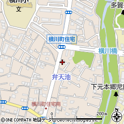 東京都八王子市横川町133周辺の地図