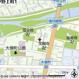 東京都八王子市大横町周辺の地図