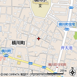 東京都八王子市横川町71周辺の地図