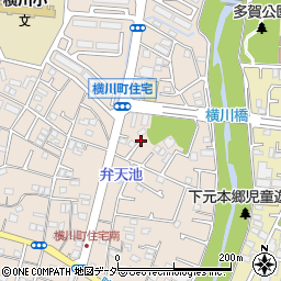 東京都八王子市横川町126周辺の地図
