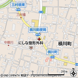 東京都八王子市横川町553周辺の地図