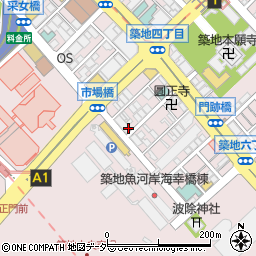 つきぢ神楽寿司 新館周辺の地図