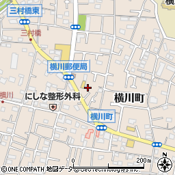 東京都八王子市横川町523周辺の地図