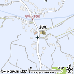 千葉県山武市横田197周辺の地図