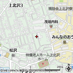 東京都世田谷区上北沢1丁目39-16周辺の地図