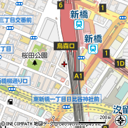 彩鶏鳥 新橋店周辺の地図