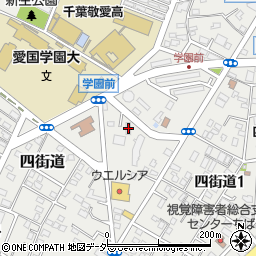 千葉県四街道市四街道1531-17周辺の地図