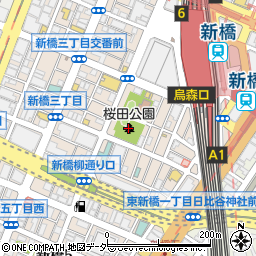 桜田公園周辺の地図