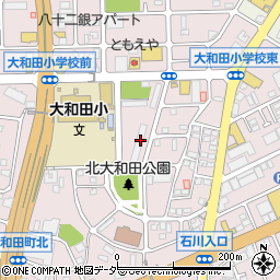 市営大和田台団地周辺の地図
