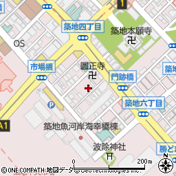 築地寿司清 築地新館周辺の地図