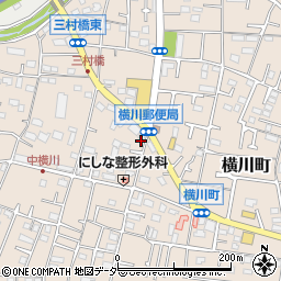 東京都八王子市横川町552周辺の地図