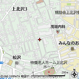 東京都世田谷区上北沢1丁目39-12周辺の地図