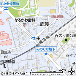 千葉県四街道市鹿渡1046-17周辺の地図