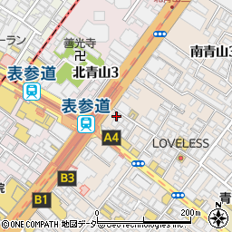東京都港区南青山3丁目18-1周辺の地図