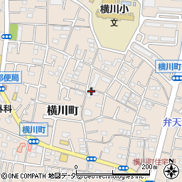 東京都八王子市横川町66周辺の地図