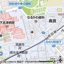 千葉県四街道市鹿渡959-17周辺の地図