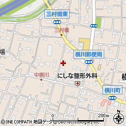 東京都八王子市横川町549周辺の地図