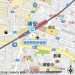 山内農場 浦安駅前店周辺の地図