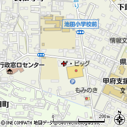 焼肉べこ 山梨甲府店周辺の地図