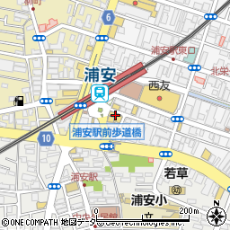 マツモトキヨシ浦安南口駅前店周辺の地図