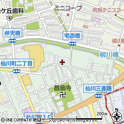 東京都調布市仙川町3丁目周辺の地図