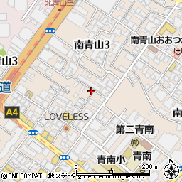 東京都港区南青山3丁目14-9周辺の地図