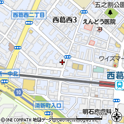 東京都江戸川区西葛西3丁目3 21の地図 住所一覧検索 地図マピオン