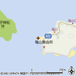 伊根港カンジャガハナ灯台周辺の地図