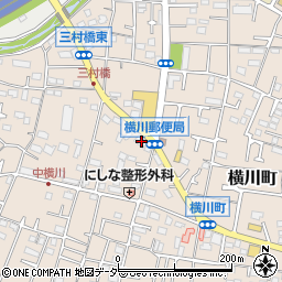 横川内科クリニック周辺の地図