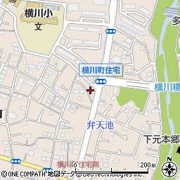 東京都八王子市横川町190周辺の地図