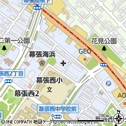 県営幕張団地周辺の地図