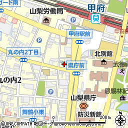 東横ＩＮＮ甲府駅南口２周辺の地図