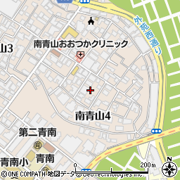東京都港区南青山4丁目12周辺の地図