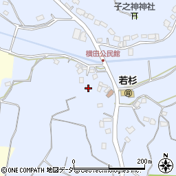 千葉県山武市横田201周辺の地図