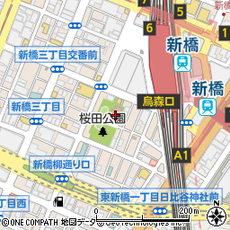東京都港区新橋3丁目16-3周辺の地図