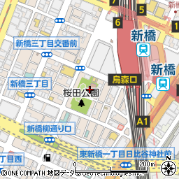 完全個室 地鶏×焼き鳥 うまいもん－UMAIMON－ 新橋駅前店周辺の地図